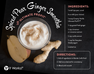 SpicedPearGingerSmoothie